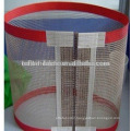 Customized teflon open mesh belt 4X4mm dryer conveyor belt for T-shirt garment clothes textile machine